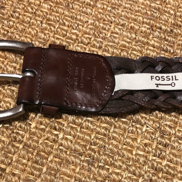 Fossil Women’s Woven Leather Belt in Size Small!  Beautiful! - Picture 4 of 8